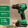 HiKOKI DS18DGCBZ 18V Akku-Bohrschrauber-Set Bürstenlos CN-Stecker (Adapter enthalten)