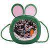 Cute Pu Children's Bag With Bunny Ears Mini Round Bag Sparkling Sequins Available In Multiple Colors