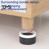 4Pcs Round Furniture Riser Heavy Duty Bed Riser Stackable Anti-slip Table Desk Couch Chair Sofa Cabinet Leg Lift Riser Heightening Foot Pad