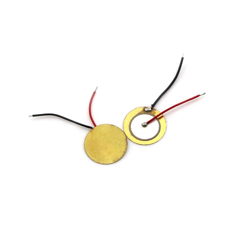 10 ks Piezoelektrická Piezo Keramická Destička Dia 15Mm Pro Bzučák Reproduktor
