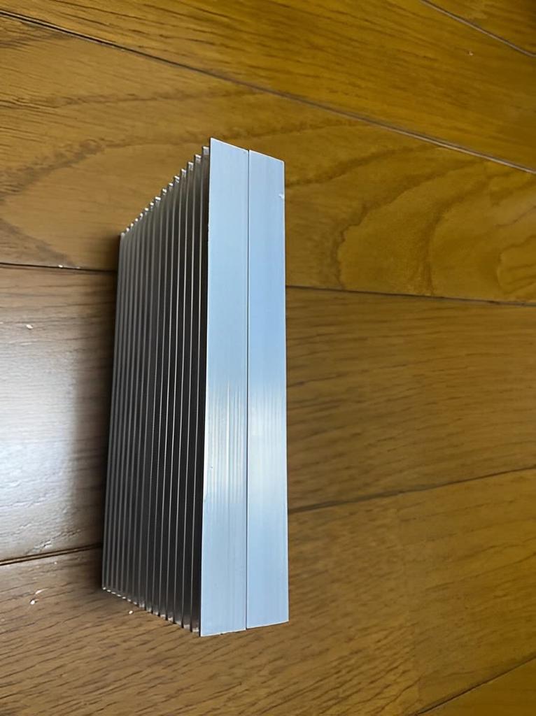 Large Heatsink [High Cost Performance] 100 X 60 X 10mm Cooling Aluminum 8-Piece Set with Thin Fins Heat Dissipation Plate Fan Sink TOKUGAWAMIKA