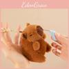 Animal Cartoon Plush Toy Capybara Rabbit Soft Filling Doll Keychain Backpack