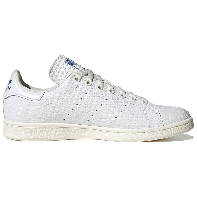 Adidas Stan Smith Debossed Geometric Print Unisex Sneakers White Cloud-White HQ9930
