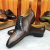 Fashion Luxury Men's Oxford Leather Dress Shoes Lace-Up Casual Business Fashion Carved Shoes for Wedding Party Office Higher Quality