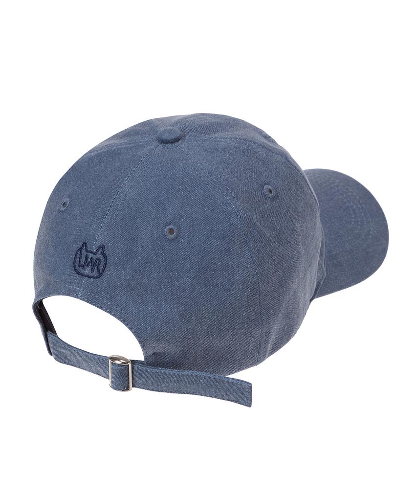 LMR Lettering Washed Ball Cap Blue