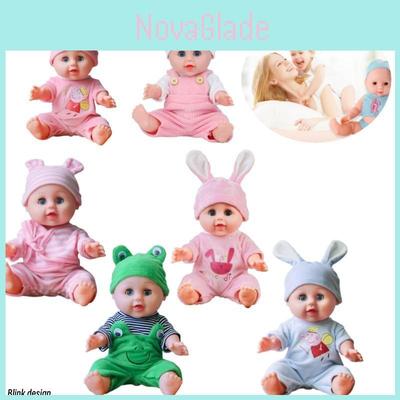 Q Dolls 30cm Reborn Baby Doll Blinking Girl Toy With Realistic Features