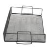 File Document Tray MultiLayer Desktop Storage Organizer Basket Horizontal Letter Rack