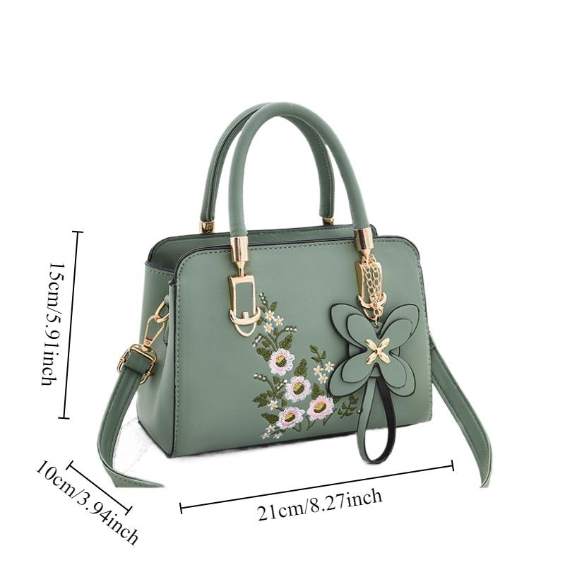 High Beauty Value Fashion Embroidery Embroidered Handbag New Single Shoulder Shoulder Bag