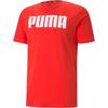 Basic T Shirts Men's Red Crew Neck Moderate Straight Fit 855151-17