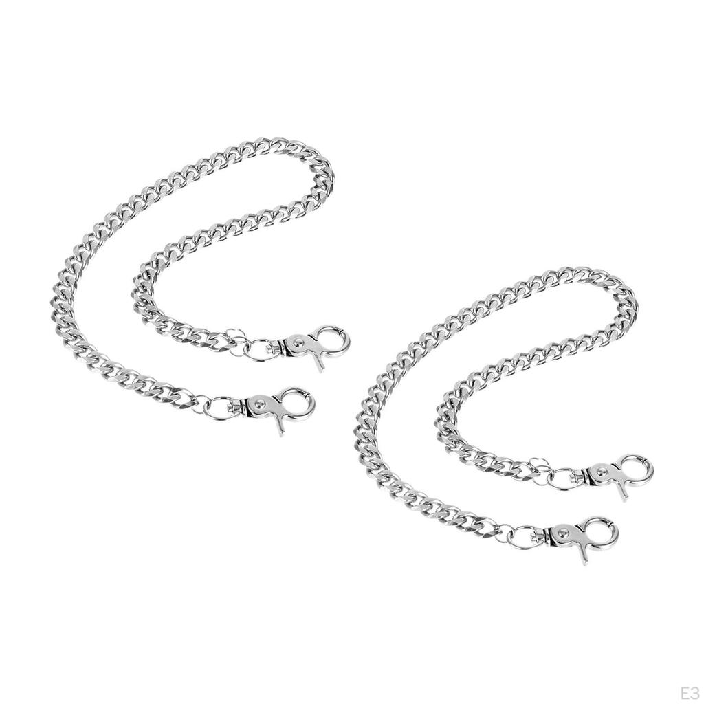 Pants Chain Design 30cm Long Pocket for Travel Bikers Parties Dancers