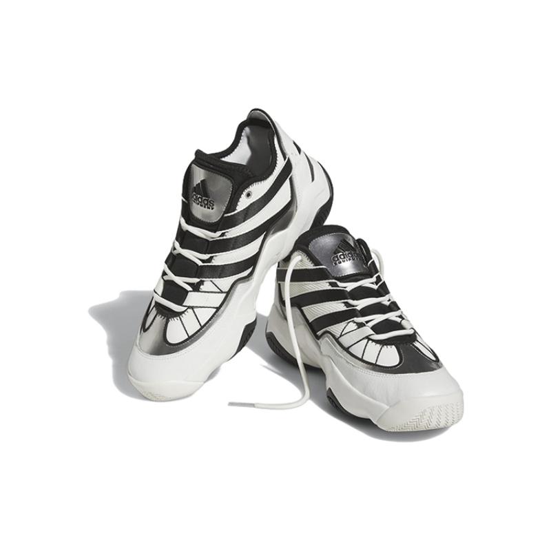 Adidas Top Zece 2010 Adidași Largi 'Alb Negru Argintiu' HR0099