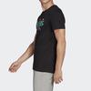 Adidas Sports Style Short Sleeve T-Shirt Men Tops Black FN1744