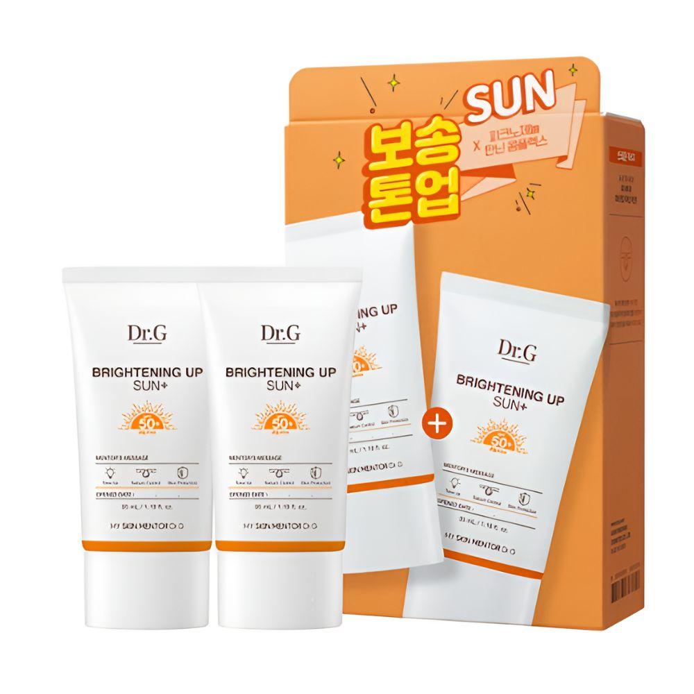 Dr.G Brightening Up Sun Plus SPF50+ PA+++ Tone-Up Mineral Sunscreen Duo 35ml x 2