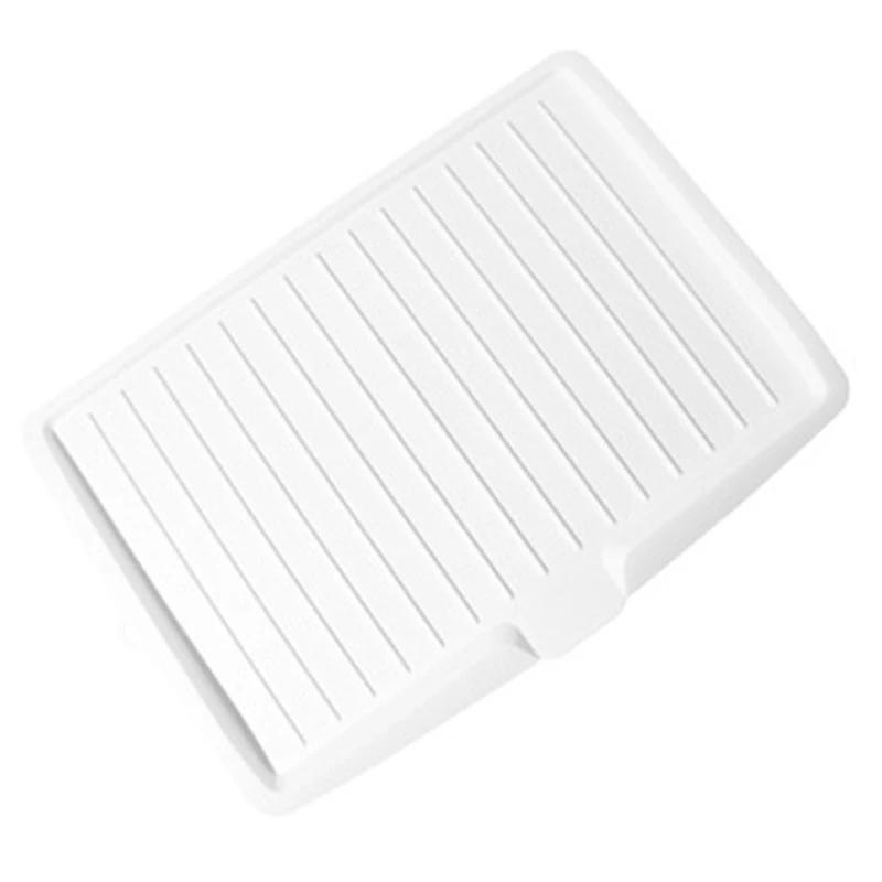 

Сливная полка, кухонный силиконовый лоток для сушки посуды, большая сушилка для раковины, органайзер для столешницы, сушилка для кухонной посуды, посуда белый