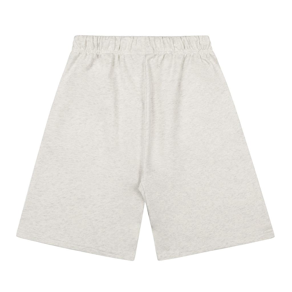 Fear of God Essentials 1977 Arch Logo Print Sweat Shorts Unisex Loose Cotton Drawstring Casual Sports Shorts 3 Colors