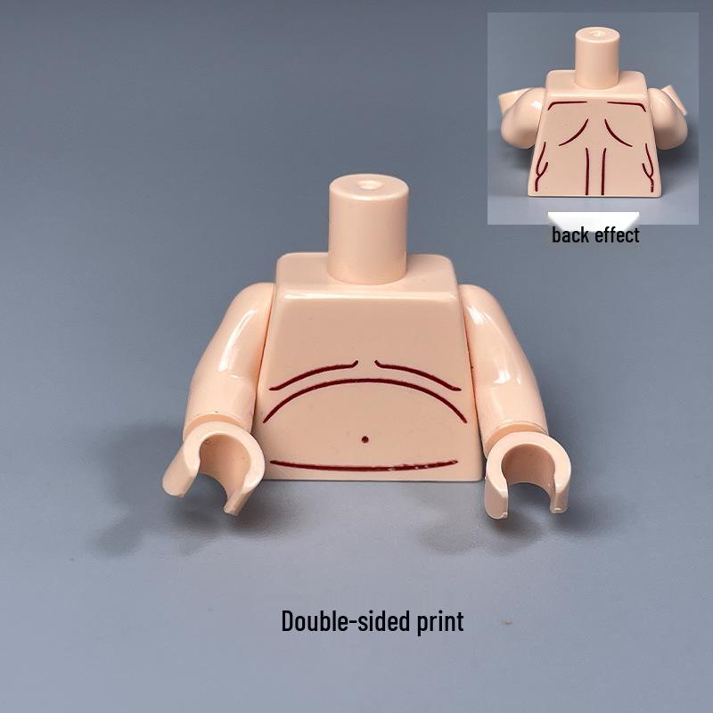 Минифигурка для самостоятельной сборки: Мускулистый Бодибилдер с Пивным Животом Конструктор
