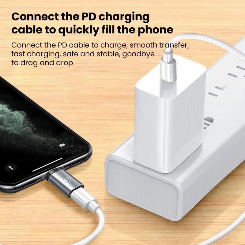5V2.1A Adaptor iPhone Mamă la USB C și Type-c la iPhone pentru Transfer de Date, Încărcător de Telefon pentru IPhone 14/15 Pro Samsung Xiaomi