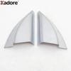Car Front Inner Door A Pillar Triangle Cover Trim For Hyundai Tucson 2015-2017 2018   Carbon Fiber Interior Accessories