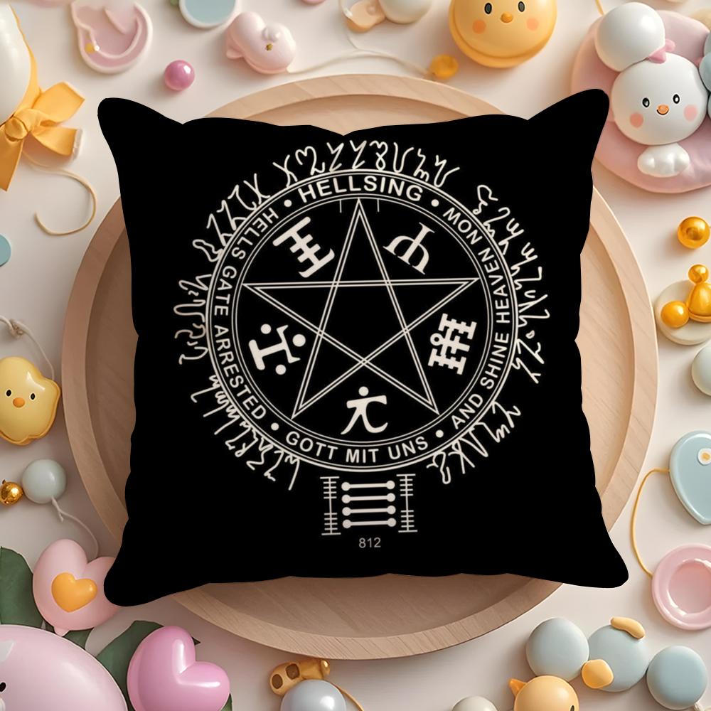 Anime C-Castlevania Cushion Cover Home & Car Multi-Scene Pillow Cover - Reversible, Soft & Durable for Daily Use