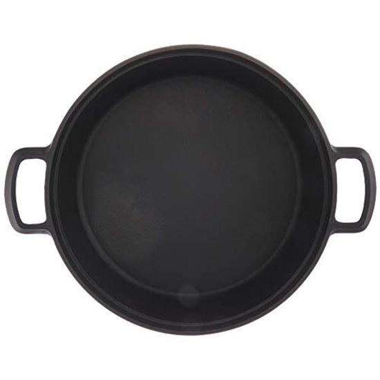 Iwachu Family Stew Pot 23 Black Coating Inner Diameter 23.5cm IH Compatible Nambu Ironware 21639