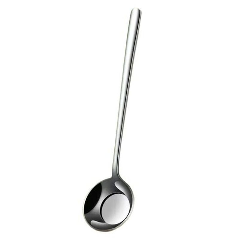 316L Stainless Steel Spoon, Thickened Household Round-Headed Soup Spoon, Long-Handled Seasoning Spoon, Large Dining Spoon