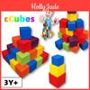 High Quality Wooden Cubes Math Toys For Kids