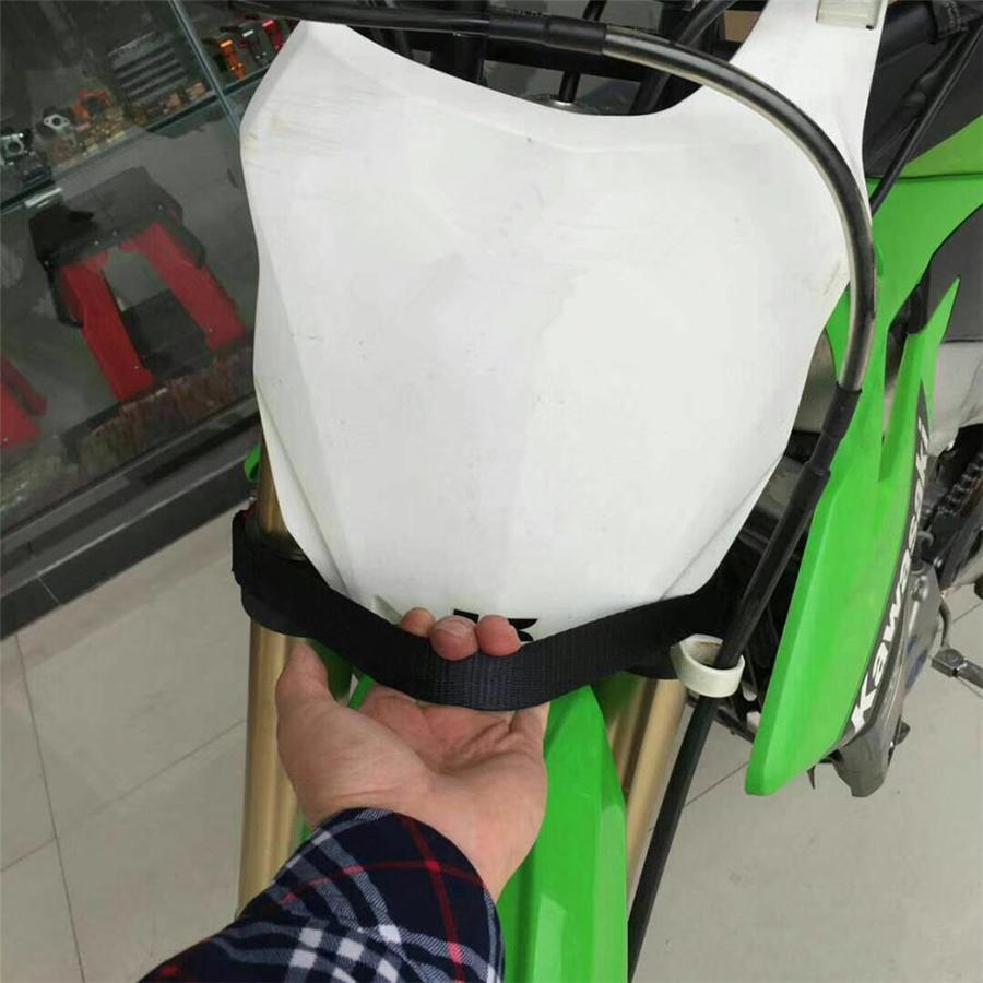 Universal 2Pcs CNC Adjustable Fornt Rear Motocycle Rear Rescue Pull Bundle Belt Draw Leashes