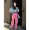 2025 Autumn New Suit Women's High-end Autumn and Winter Sweater Contrasting Color Splicing Trousers Two-piece Set