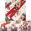 Festive Christmas Table Runner With Rudolph Design For Holiday Dining Decor