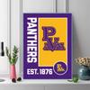 Prairie View A&m Panthers 100% Round Full Drill 5D DIY Diamond Painting Embroidery Cross Stitch Rhinestone Décor