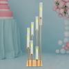 8 Arm Candle Holder, Candle Holder with Windshields, Candle Holder for Wedding Decoration