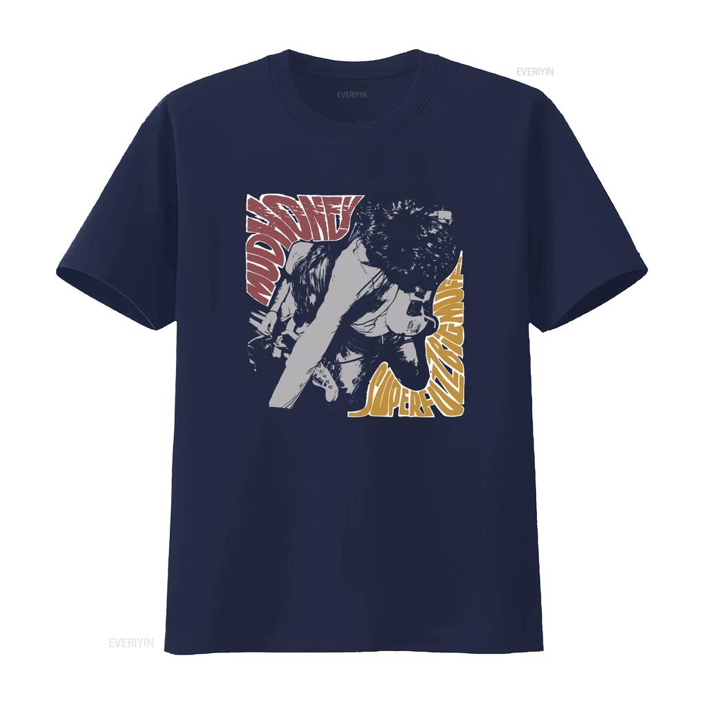 T-shirt in Cotone Mudhoney Superfuzz Bigmuff Mark Arm Dan Peters Steve Turner Stampa Band Rock vintage Lavata Morbida abbigliamento designer