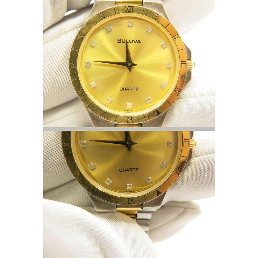 Used Bulova watch men's quartz BULOVA 18714324