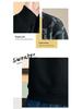 Men's Plush Long-Sleeve Knitted Sweater - Casual Autumn/Winter Round Neck Pullover, Loose Fit Trendy Top.
