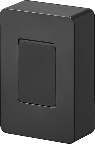 Yamazaki Pet Cage Attachable Wet Wipe Case, Black, W11.5×D7.5×H17cm, Nooks, Floating Storage, Silicone Lid, Easy Access, 10455