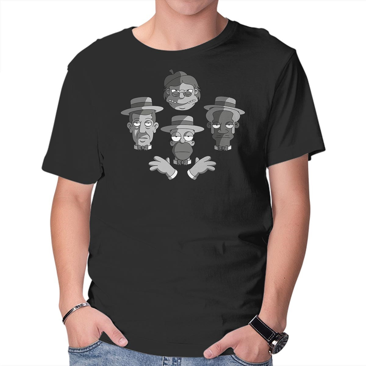 Unisex Crew Neck T-Shirt The Be Sharps Rhapsody Graphic Short Sleeve Casual Tee XXL
