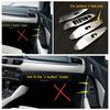 Car Inner Door Armrest Window Glass Lift Switch Button Control Panel Decoration Cover Trim For Mazda 6 2013 - 2017 Accessories