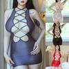 Nightdress Womens Party See Through Sheer Sleeveless