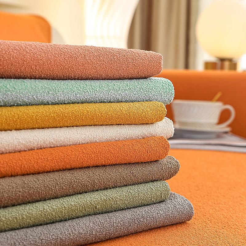 Solid Color Chenille Sofa Cushion Four Seasons General Non-slip Cushion Simple Fashion Cover Towel.