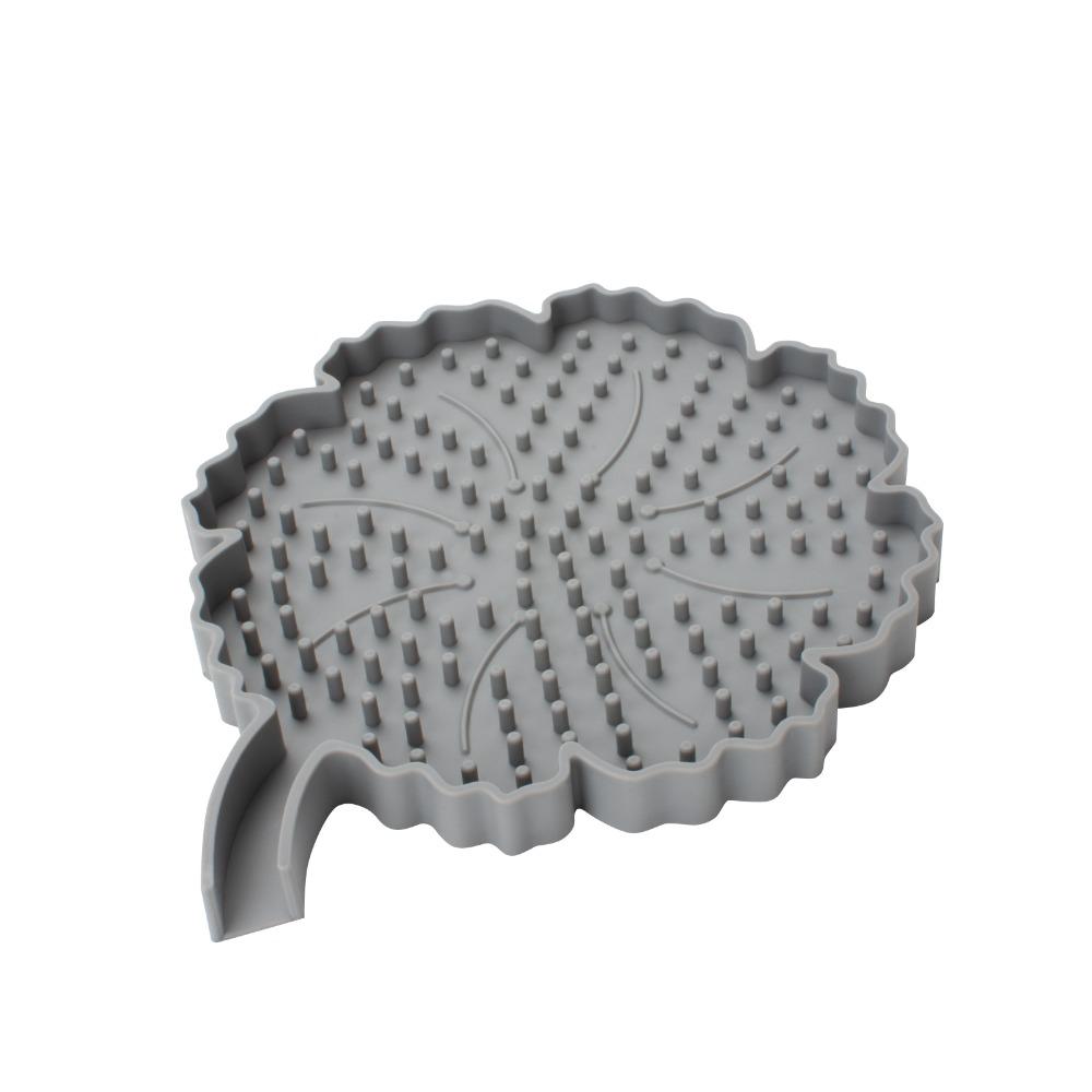 Creative Silicone Bathroom Soap Dish Flower Shape Self-draining Soap Container Soap Box Bathroom Accessories