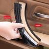 2 pcs car accessories carbon fiber texture left/right door handle pull cover trim for BMW 3 Series E90 E91 316 318 320 325 328i