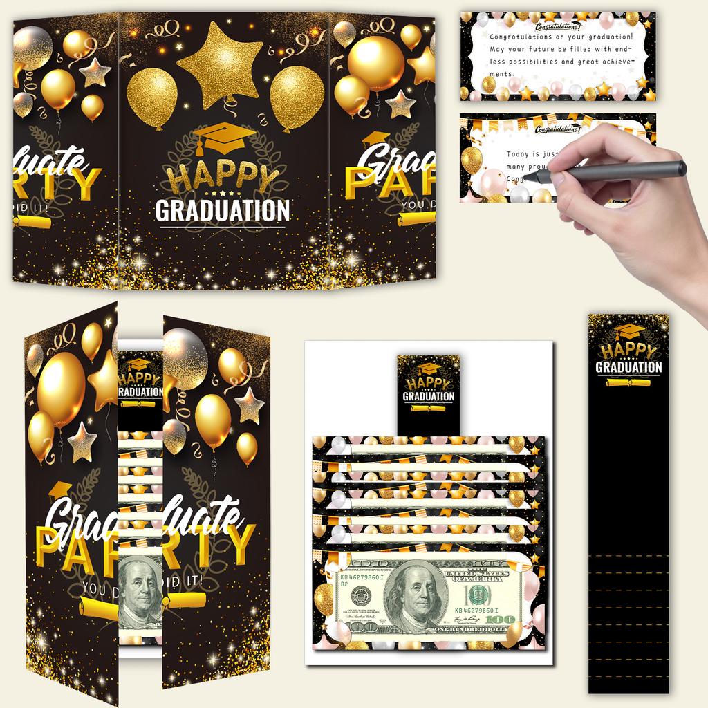 Graduation Day Gifts: Pull-out Cards, Money Greeting Cards, Handwritten Blessings, Surprise Opening Books, Party Gifts
