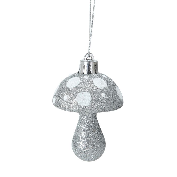 Set de 4 suspensions champignon de noel