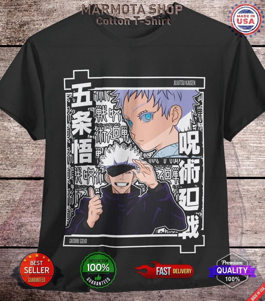 

Gojo Satoru Jujutsu Kaisen T-Shirt Sukuna Anime Japanese Tee Shirt Manga JJK 4XL