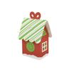 24Pcs Festival Holiday Candy Packaging Boxes Reusable Paper House Gift Containers For Christmas Decorations