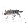 Mini Wolf Figurine Early Educational Toy Collection Crafts Realistic Detailed Action Figure for