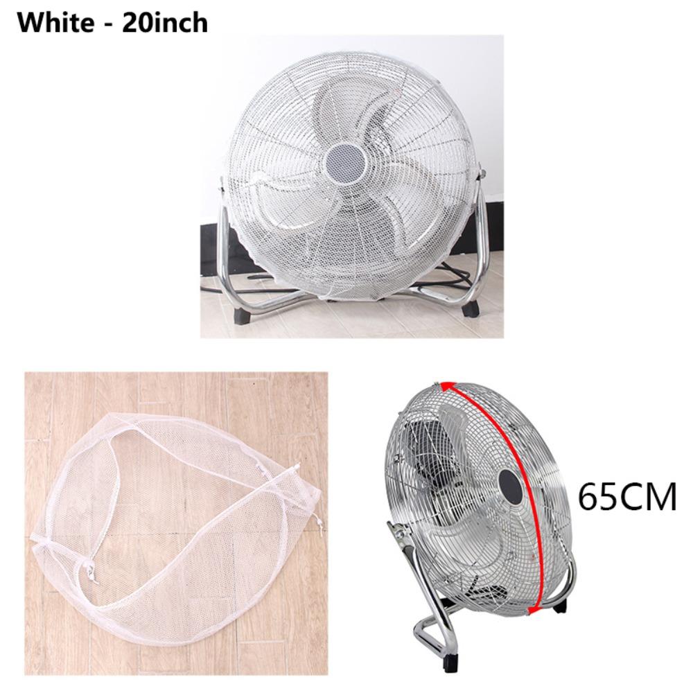 Atmungsaktive Netz-Bodenventilator-Schutzhülle Waschbare Ventilatorabdeckung Haustiersicherer Ventilatorschutz Zuhause