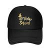 Birthday Squad Festive  Inspired Celebration Group Design Mesh Baseball Cap