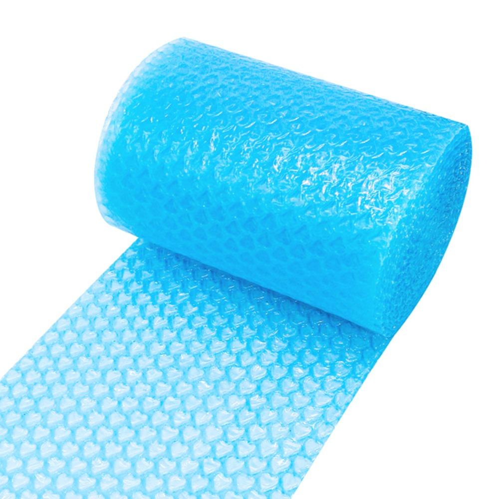 0.2*6M Lovely Thicked Heart Shape Bubble Wrap Shockproof Packaging Buffer Bubble Paper Foam Roll Buffer Packaging Goods Pack