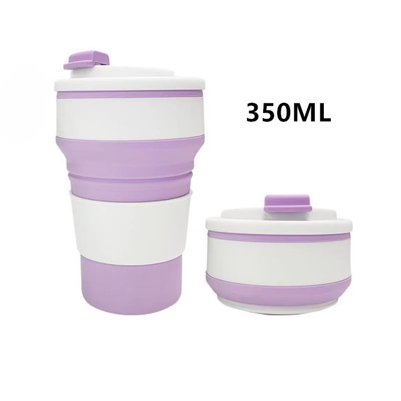 

Многоразовая силиконовая складная чашка, портативная телескопическая чашка для кофе, уличная складная чашка для кемпинга, путешествий, пешего туризма, посуда для напитков